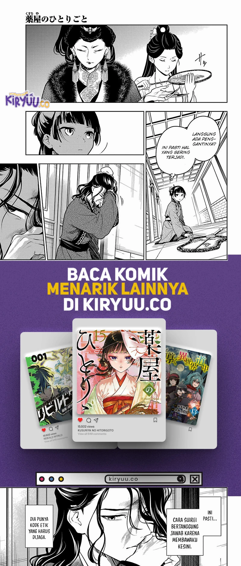Read Kusuriya no Hitorigoto ID Manga Online