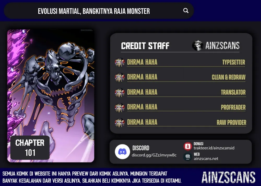 Read Martial Evolution Start by Awakening the King of Monsters ID Manga Online
