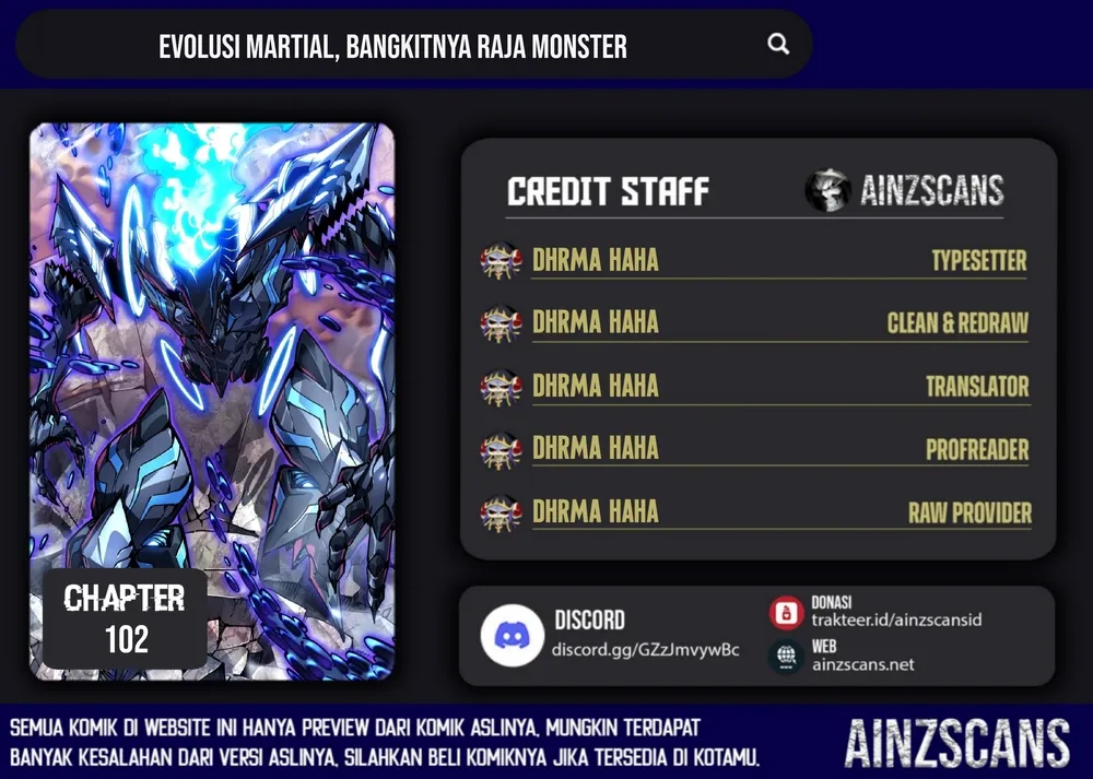 Read Martial Evolution Start by Awakening the King of Monsters ID Manga Online