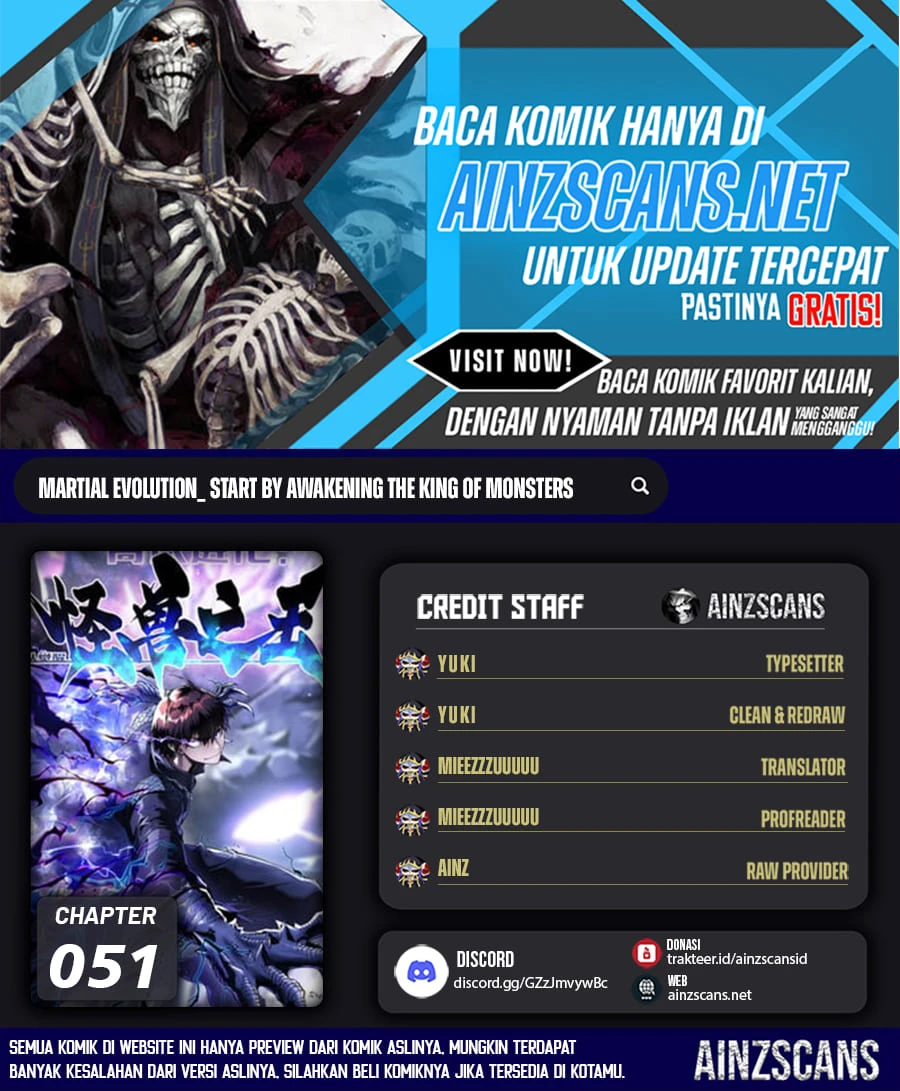 Read Martial Evolution Start by Awakening the King of Monsters ID Manga Online