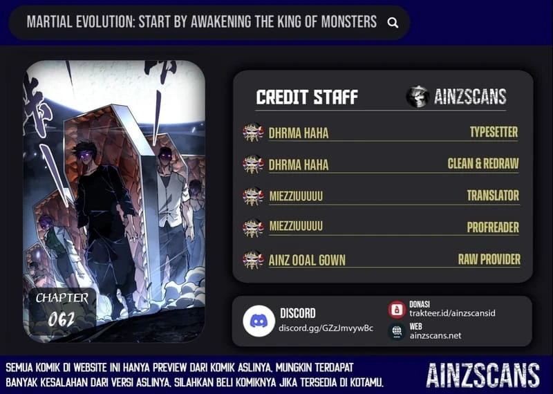 Read Martial Evolution Start by Awakening the King of Monsters ID Manga Online