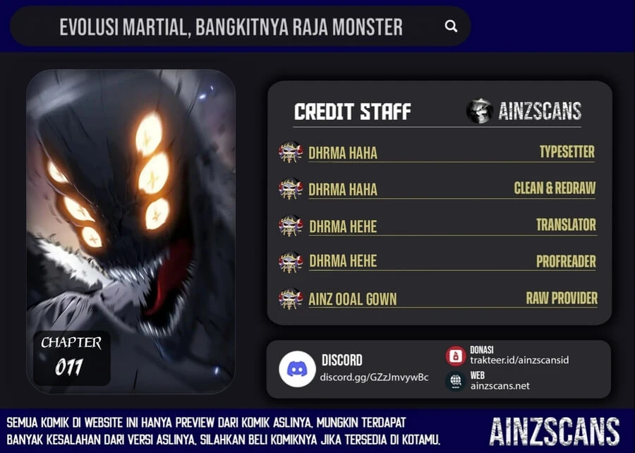 Read Martial Evolution Start by Awakening the King of Monsters ID Manga Online