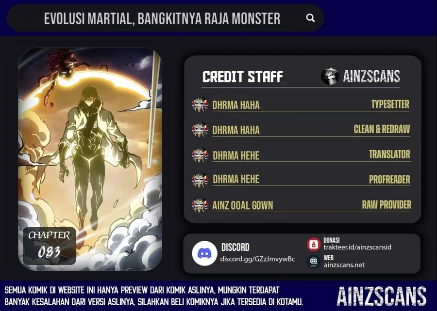 Read Martial Evolution Start by Awakening the King of Monsters ID Manga Online