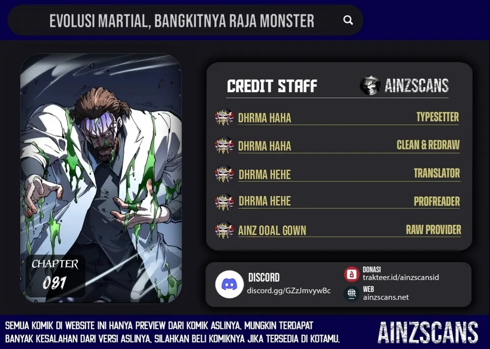 Read Martial Evolution Start by Awakening the King of Monsters ID Manga Online