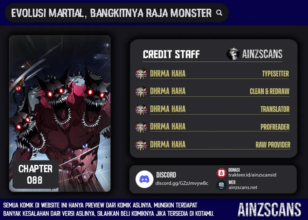 Read Martial Evolution Start by Awakening the King of Monsters ID Manga Online