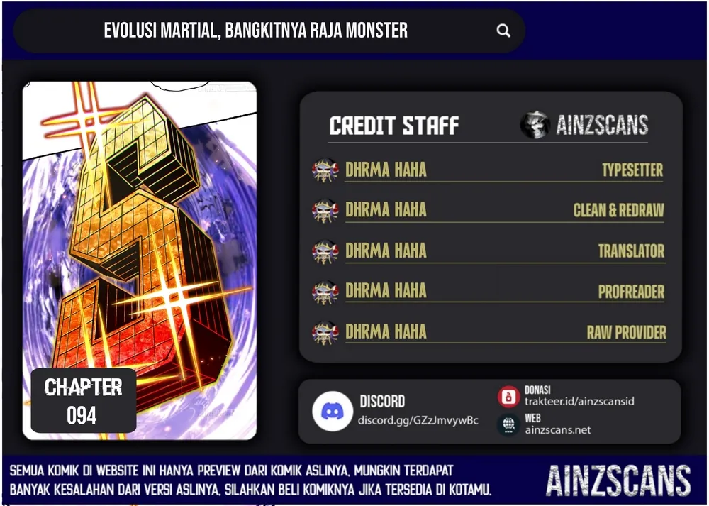 Read Martial Evolution Start by Awakening the King of Monsters ID Manga Online