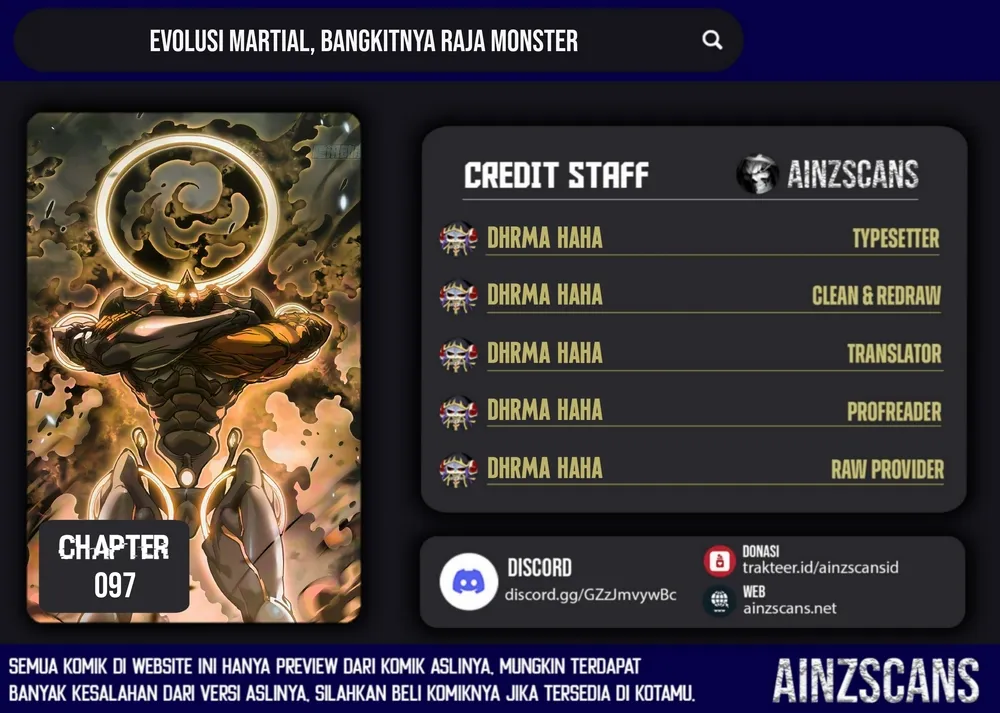 Read Martial Evolution Start by Awakening the King of Monsters ID Manga Online