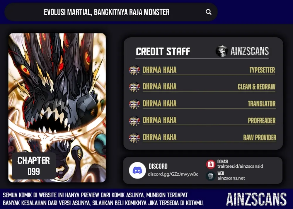 Read Martial Evolution Start by Awakening the King of Monsters ID Manga Online