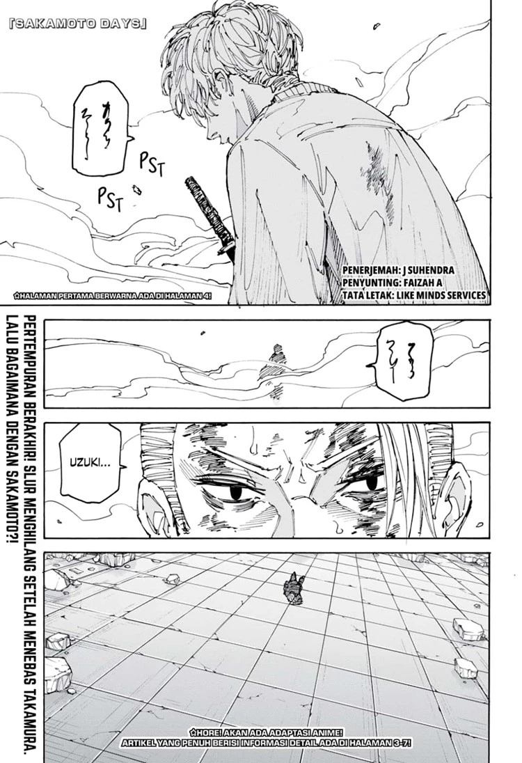 Read Sakamoto Days Bahasa Indonesia ID Manga Online