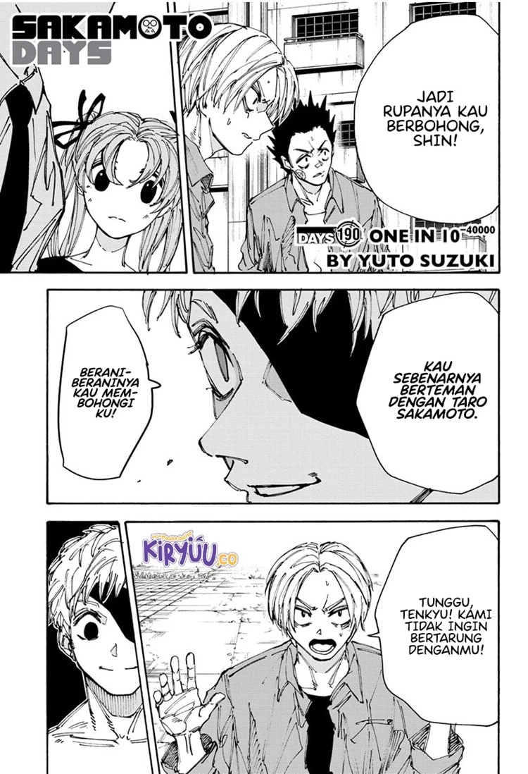Read Sakamoto Days Bahasa Indonesia ID Manga Online