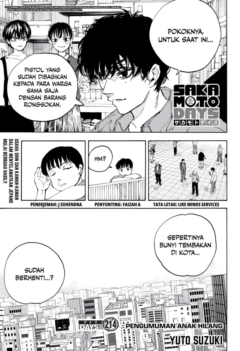 Read Sakamoto Days Bahasa Indonesia ID Manga Online