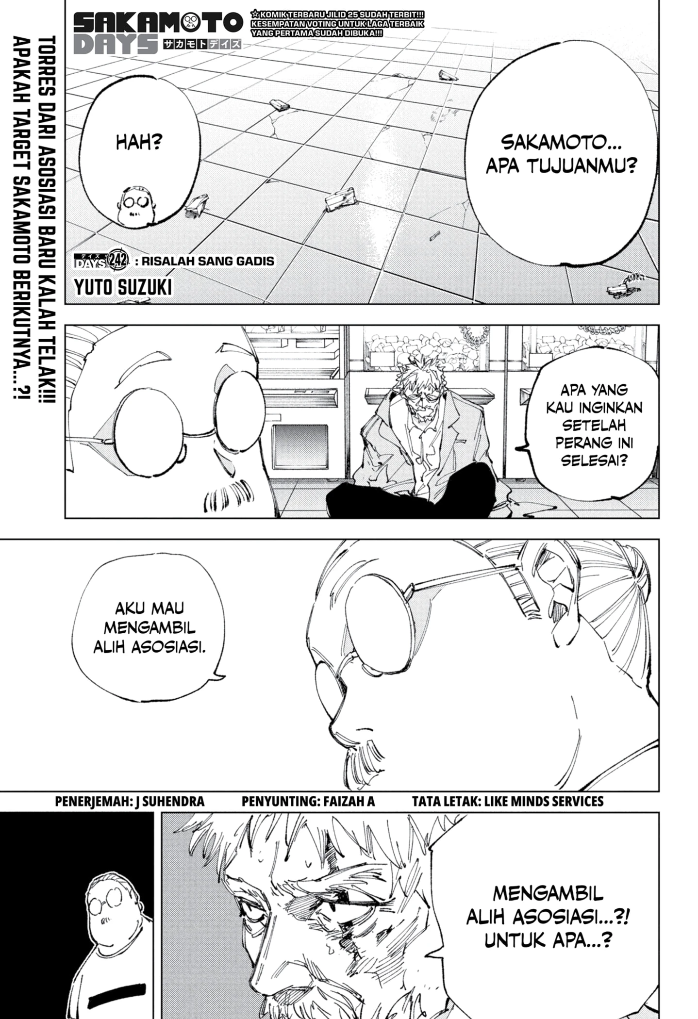 Read Sakamoto Days Bahasa Indonesia ID Manga Online