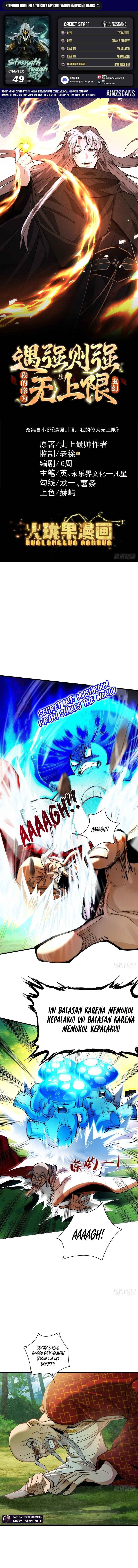 Read Strength Through Adversity, My Cultivation Knows No Limits ID Manga Online