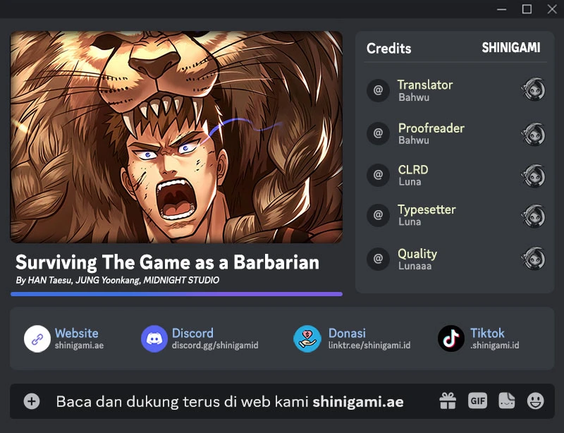 Read Survive as a Barbarian in the Game ID Manga Online