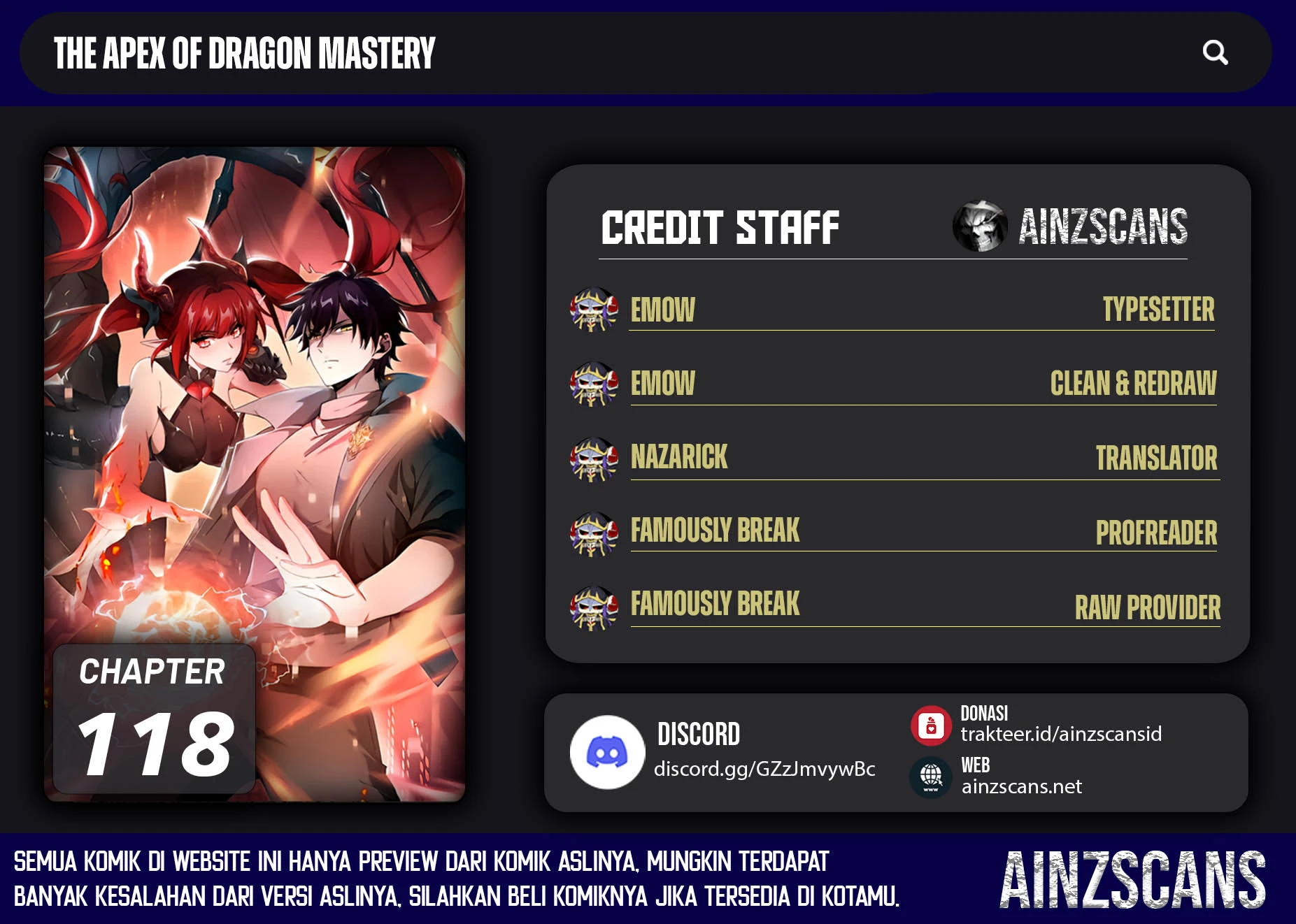 Read The Apex of Dragon Mastery ID Manga Online