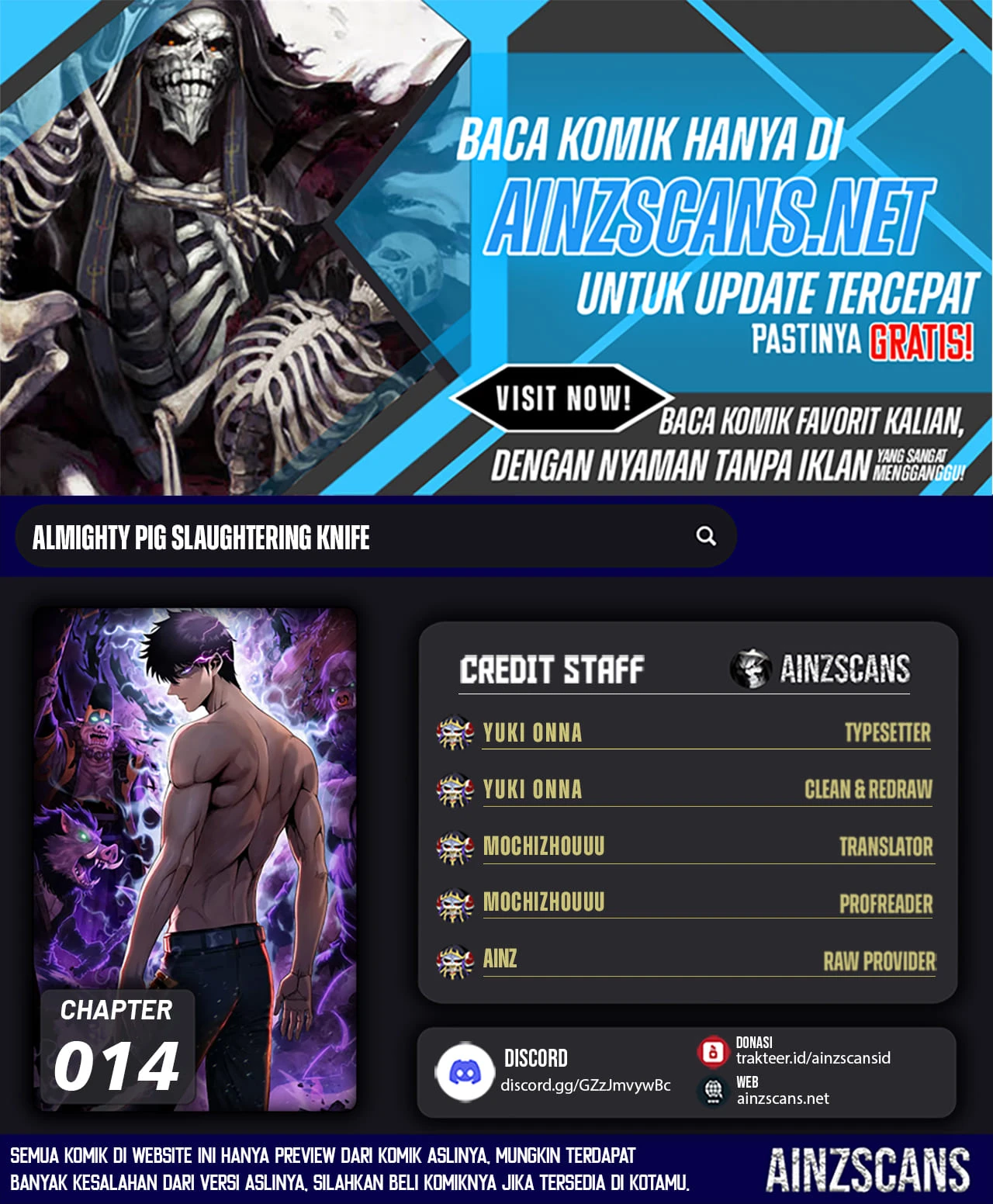 Read The Butcher Blade That Pierces All Realms ID Manga Online