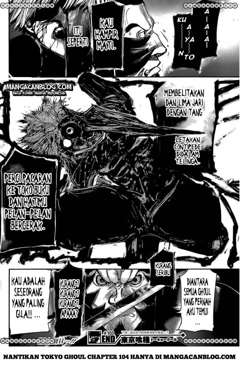 Read Tokyo Ghoul Bahasa Indonesia ID Manga Online