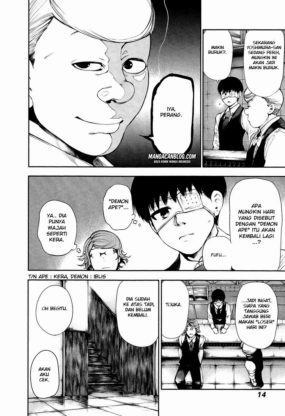 Read Tokyo Ghoul Bahasa Indonesia ID Manga Online