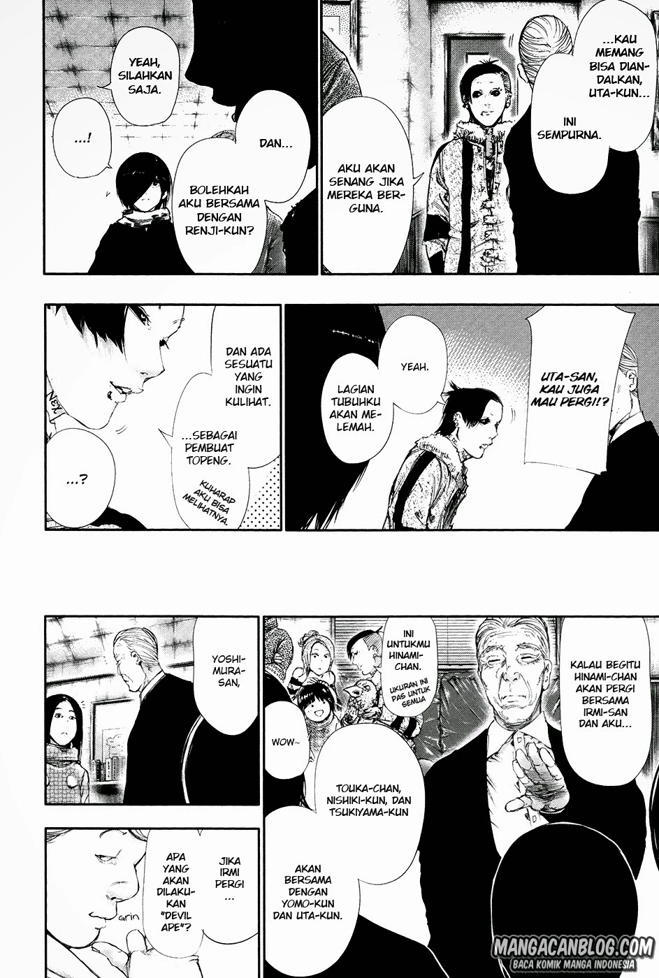 Read Tokyo Ghoul Bahasa Indonesia ID Manga Online