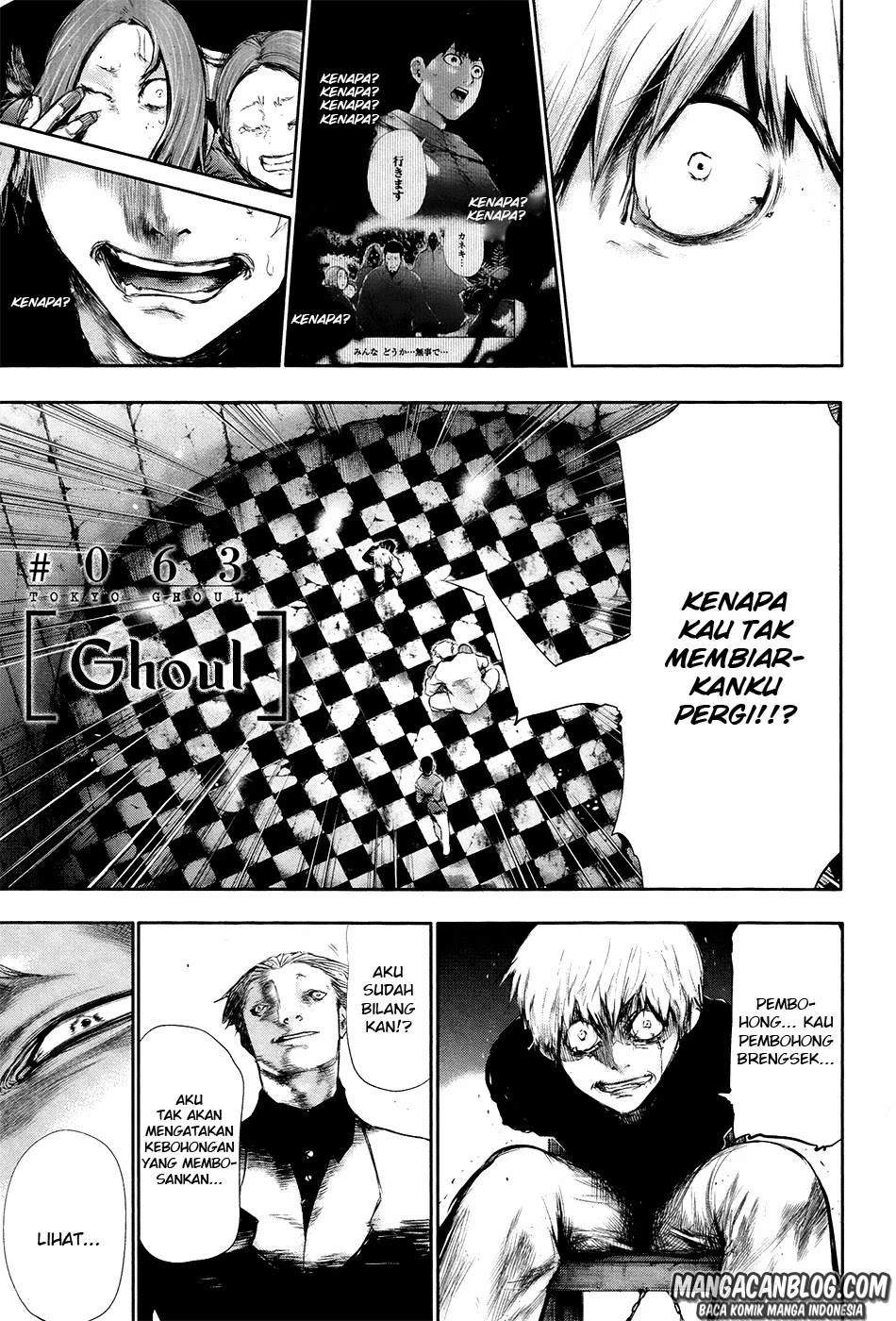 Read Tokyo Ghoul Bahasa Indonesia ID Manga Online