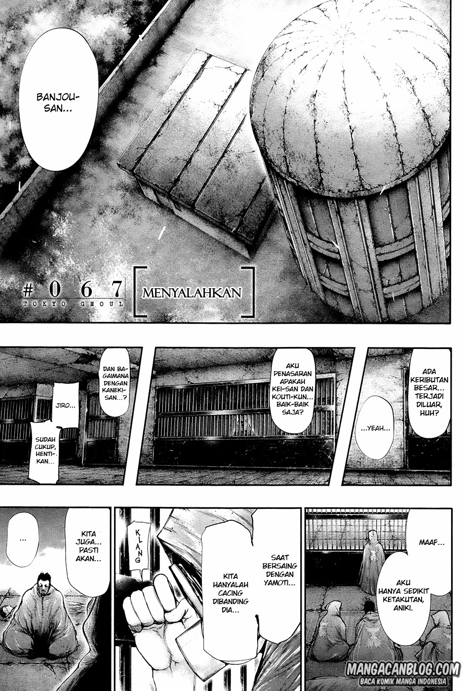 Read Tokyo Ghoul Bahasa Indonesia ID Manga Online