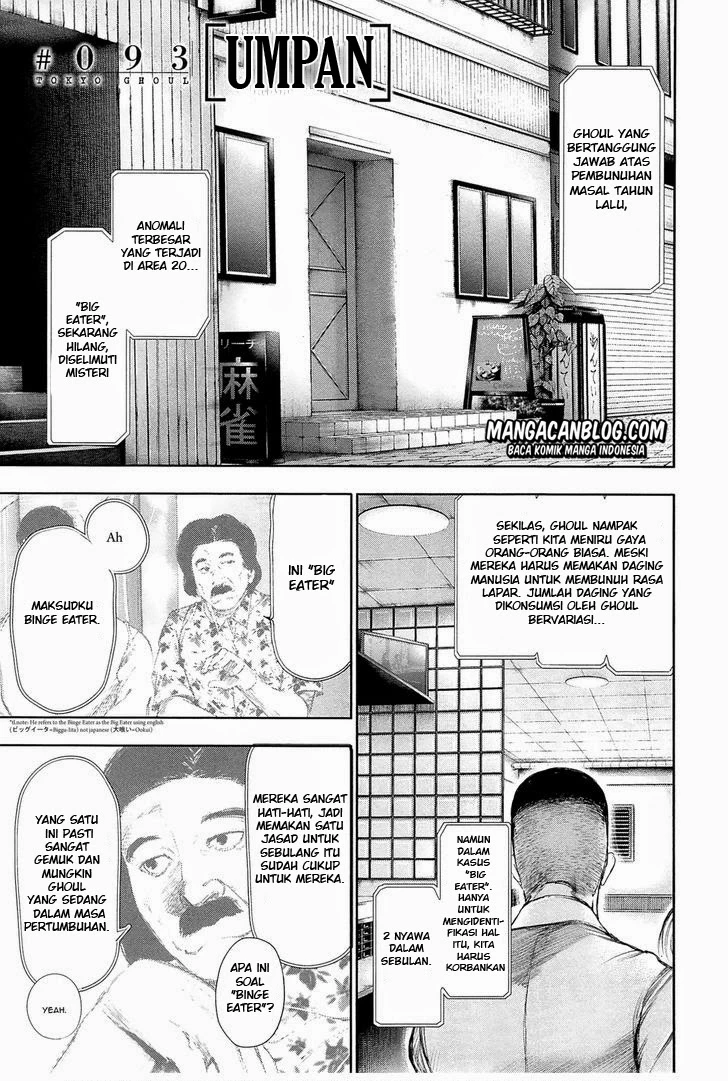 Read Tokyo Ghoul Bahasa Indonesia ID Manga Online