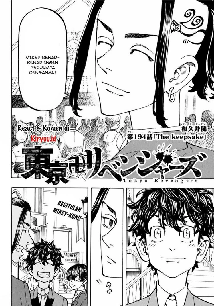 Read Toukyou Revengers Bahasa Indonesia ID Manga Online