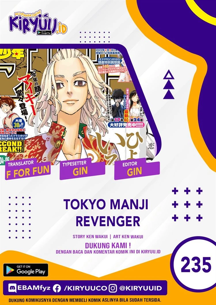 Read Toukyou Revengers Bahasa Indonesia ID Manga Online
