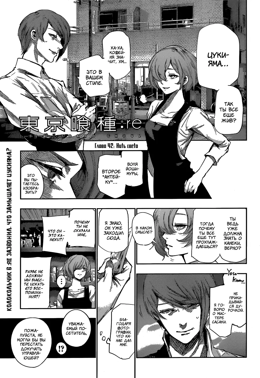 Read Tokyo Ghoul re RU Manga Online